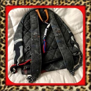 👑✅PRICE FIRM✅👑Fabulous Designer Fashion Linen CC Backpack. NWOT